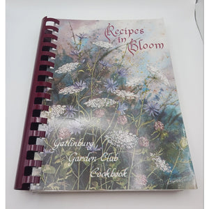 Recipes in Bloom Gatlinburg Garden Club Cookbook 1986 Community Spiral Tenn