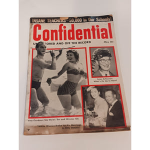 1950s Confidential Magazine Ava Gardner Estes Kefauver Vintage Scandal Newsstand
