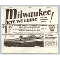 1933 S S Grand Rapids Milwaukee Lake Michigan Excursion Ship Print Ad Ephemera