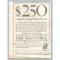 1930s Equitable Life Assurance Retirement Annuity Print Ad New York City