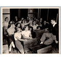 Vintage Elyria High School Students Classroom Photograph 1940s 50s Ohio