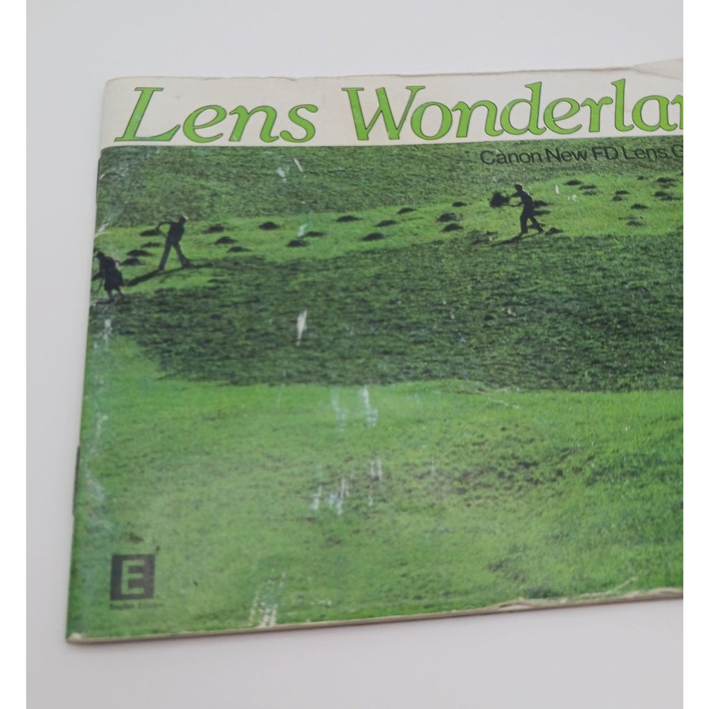 Canon Lens Wonderland New FD Lens Guide Book Manual English Edition Vintage