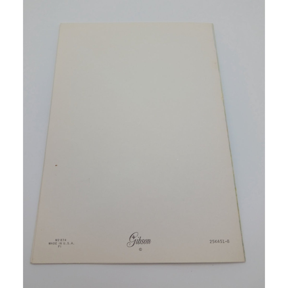 Vintage Gibson Wedding Greeting Card Our Wedding Wishes Cake M2874 USA