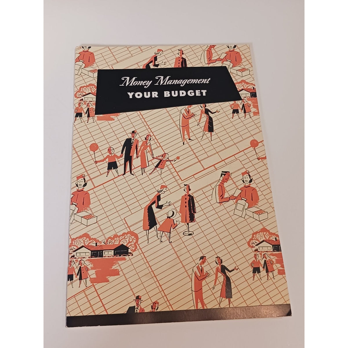 1951 Household Finance Money Management Budget Planner Booklet Mid Century
