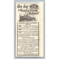 1930s D & C Lake Lines Mackinac Island Detroit Steamer Cruise Print Ad Wbbm