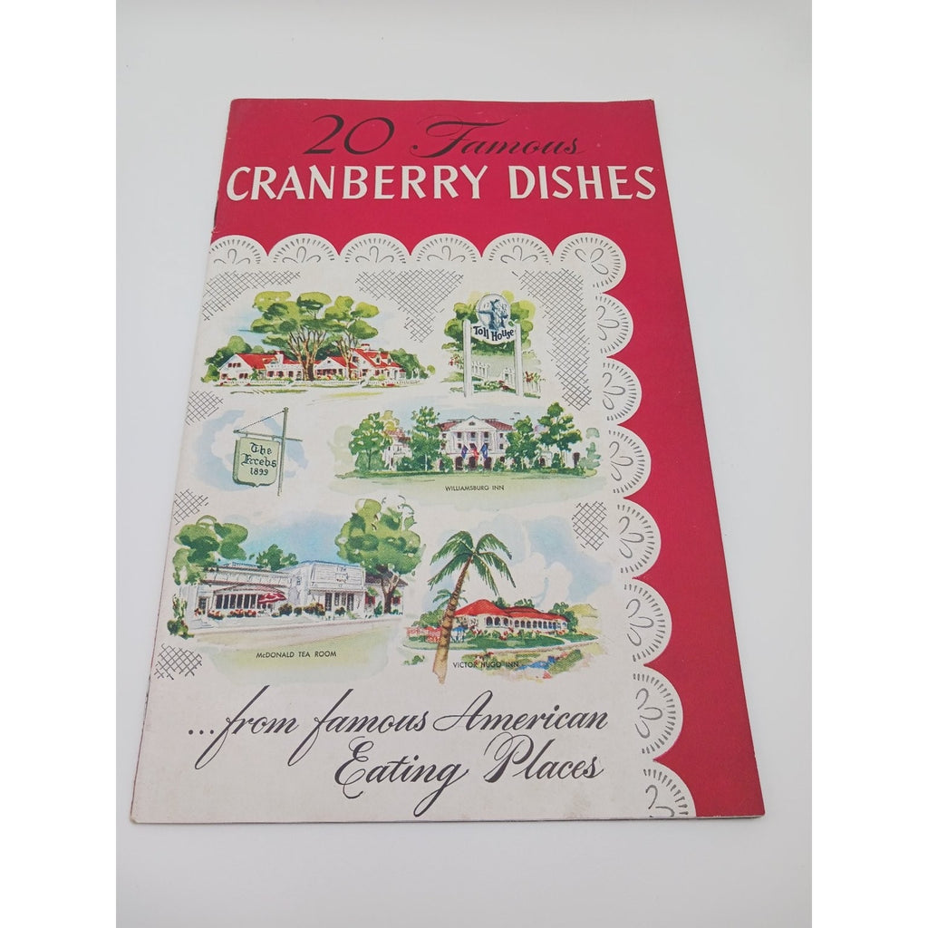 Vintage Ocean Spray 20 Famous Cranberry Dishes Recipe Booklet 1940s 1950s
