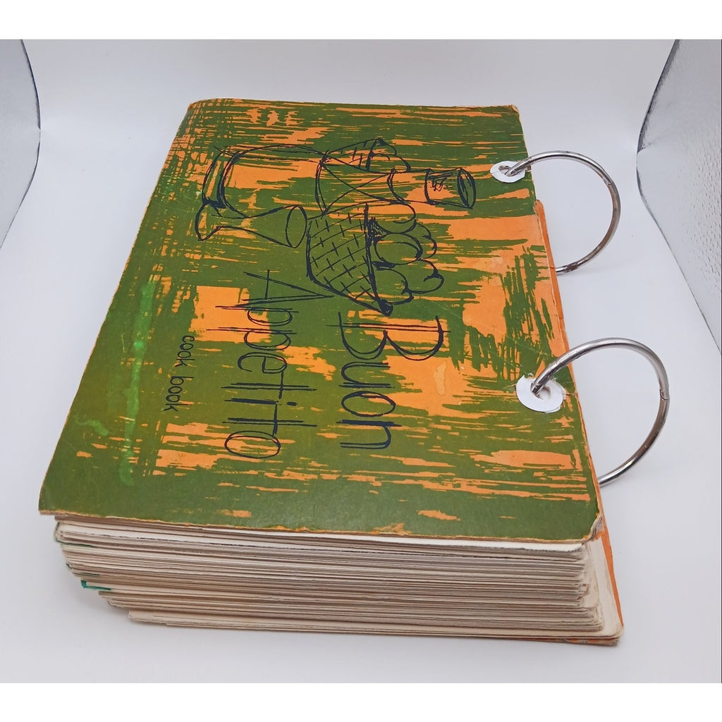 Buon Appetito Cook Book Mt Carmel School Guild 1960 Vtg Community Cookbook Ill