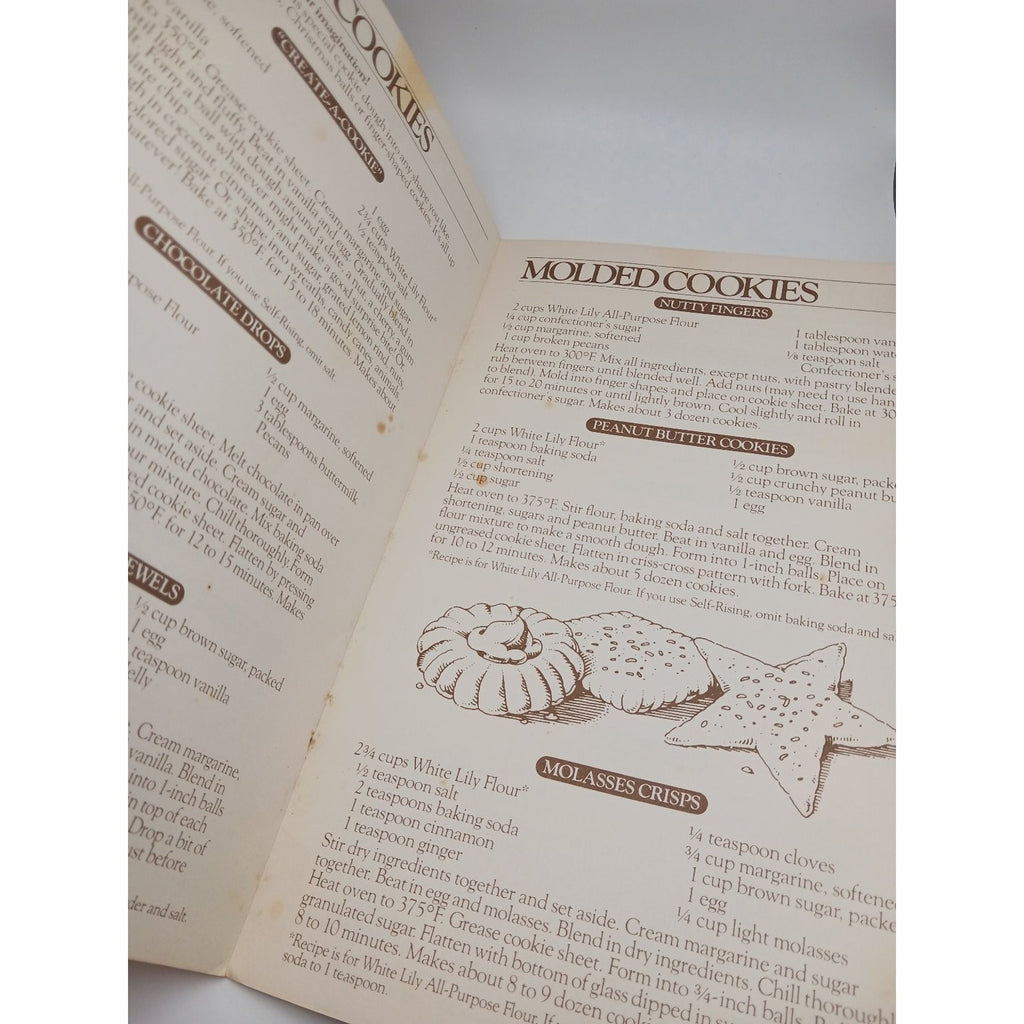 Vintage White Lily Cookie Booklet October 1977 Baking Recipes NB60