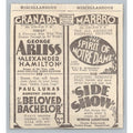 1931 Chicago Granada Marbro Movie Ad George Arliss Notre Dame Football Ephemera