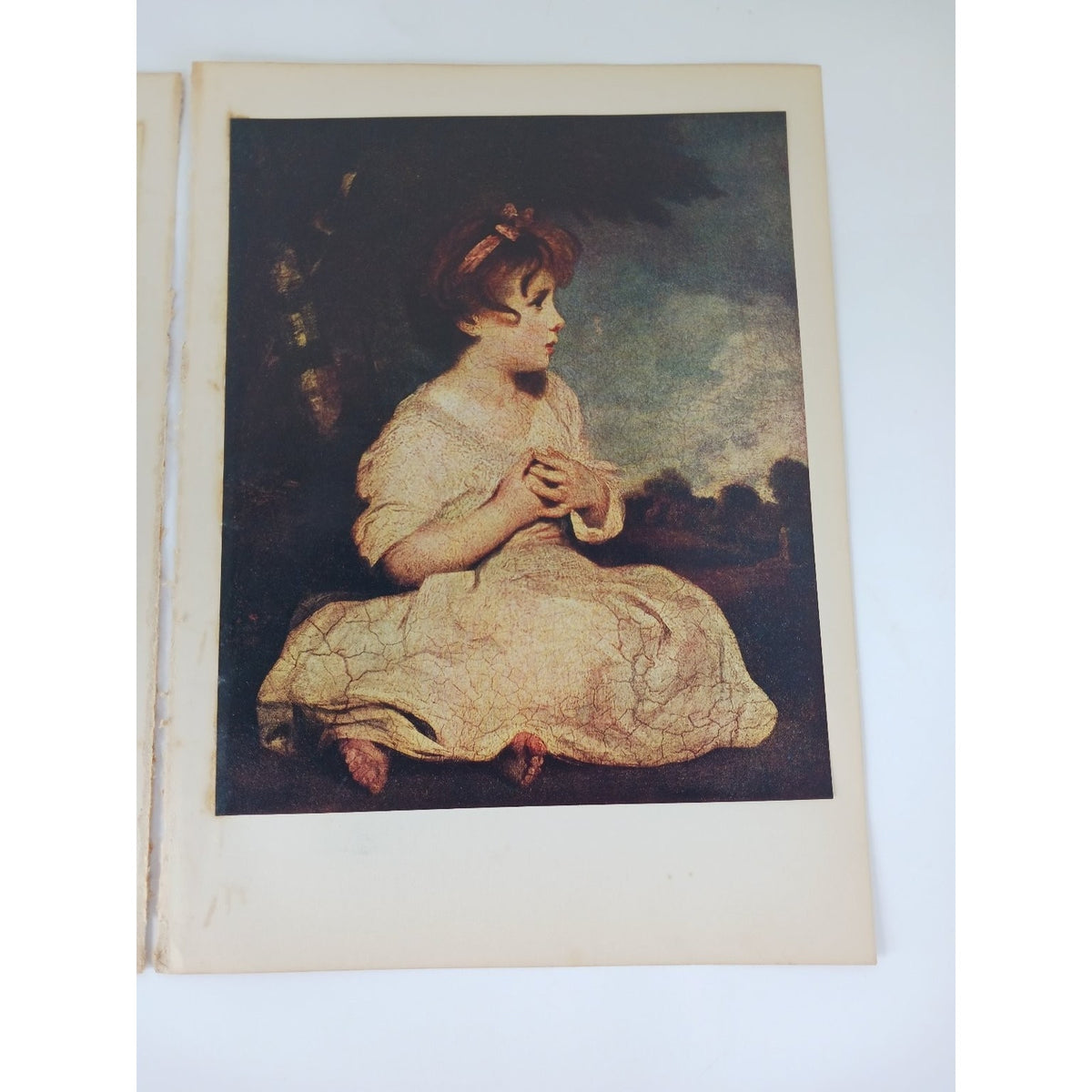 1939 Reynolds The Age of Innocence Art Print Book Plate