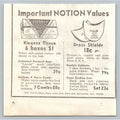 1933 Kleenex Tissue Kleinert's Notion Print Ad Chicago Oak Park Milwaukee Store