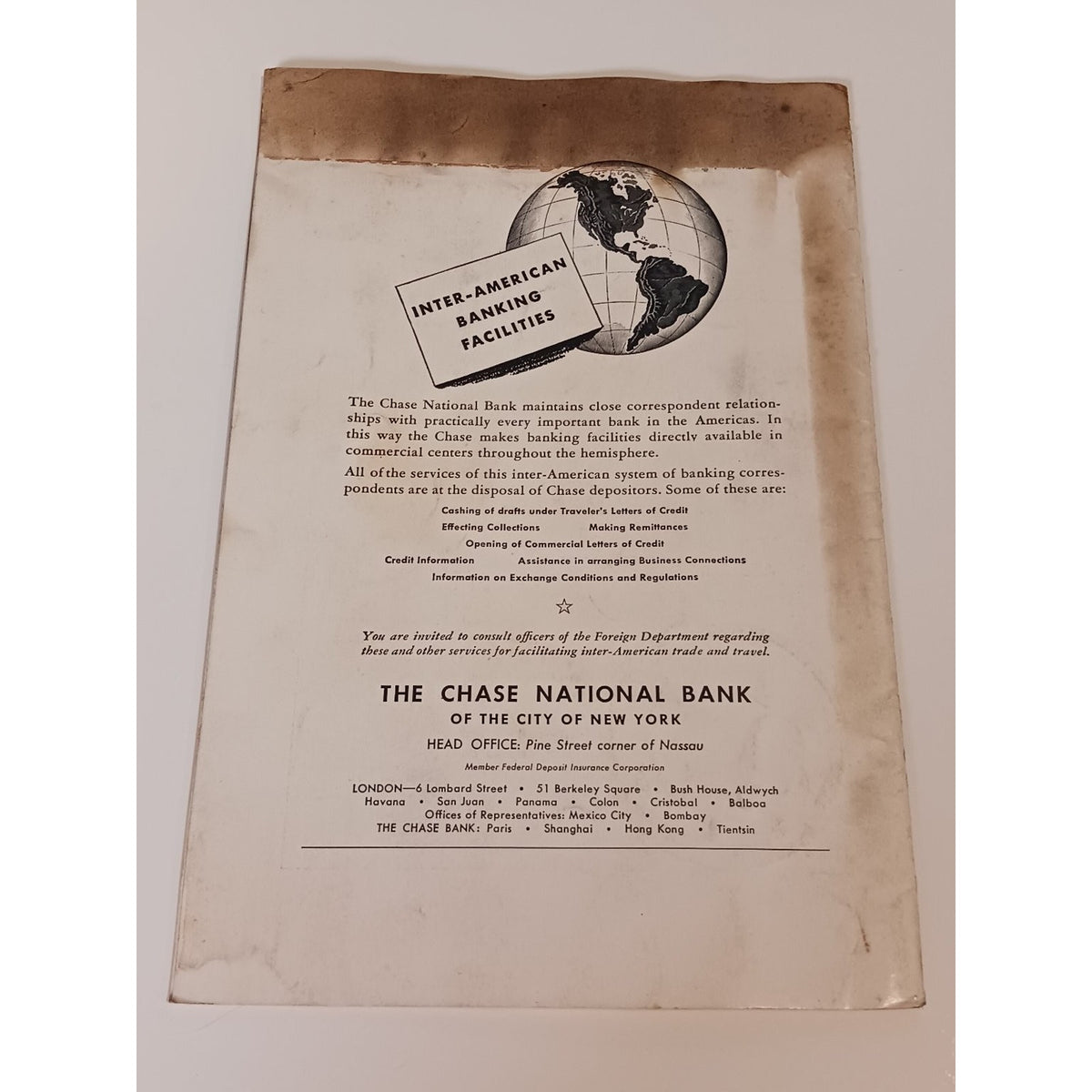 1946 International House Quarterly Magazine WWII Era United Nations NYC Chicago