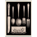 1930s International Sterling Minuet Silverware Ad Price List Ephemera Print