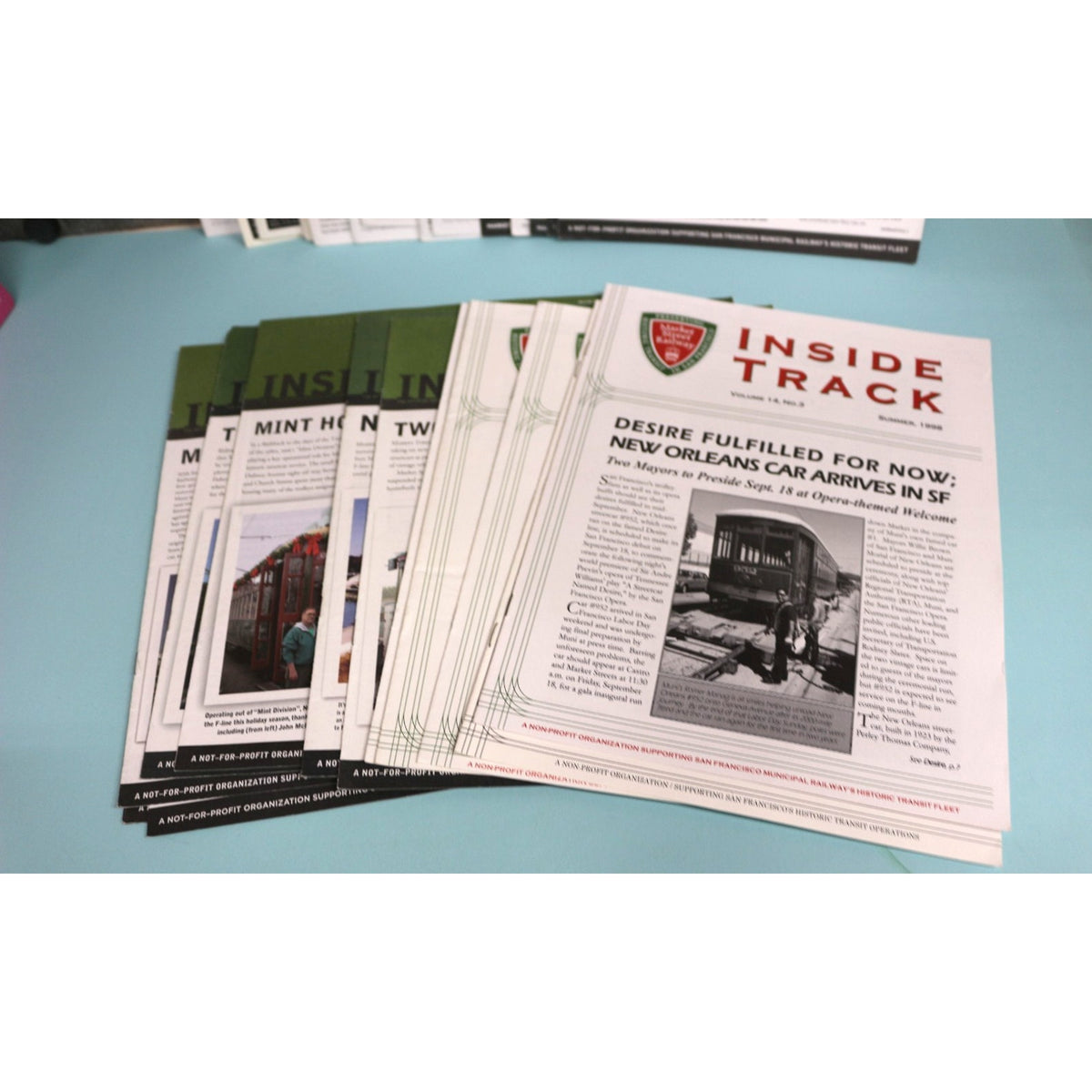 Approx 80 Inside Track Market Street Railway Magazine Historic San Francisco Lot