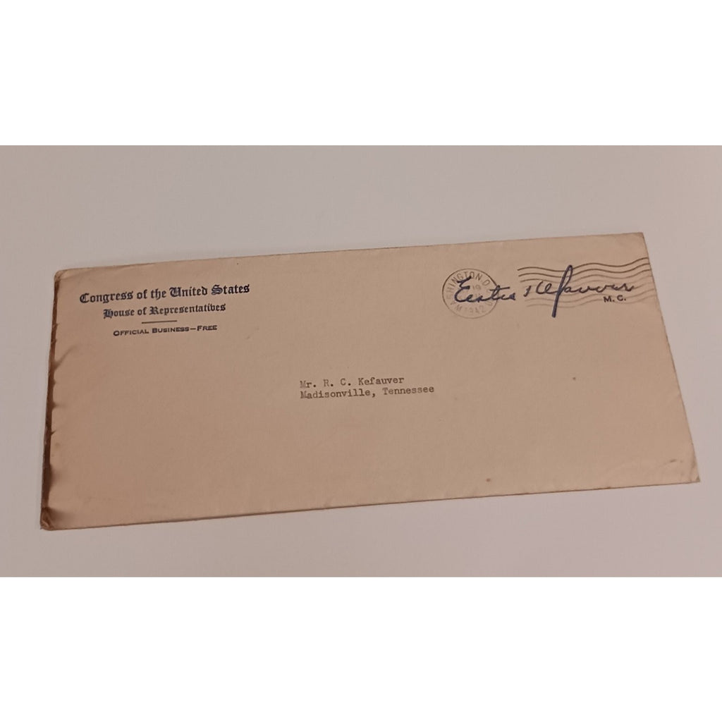 1942 Estes Kefauver News Letter Stalingrad WWII Congressional Ephemera