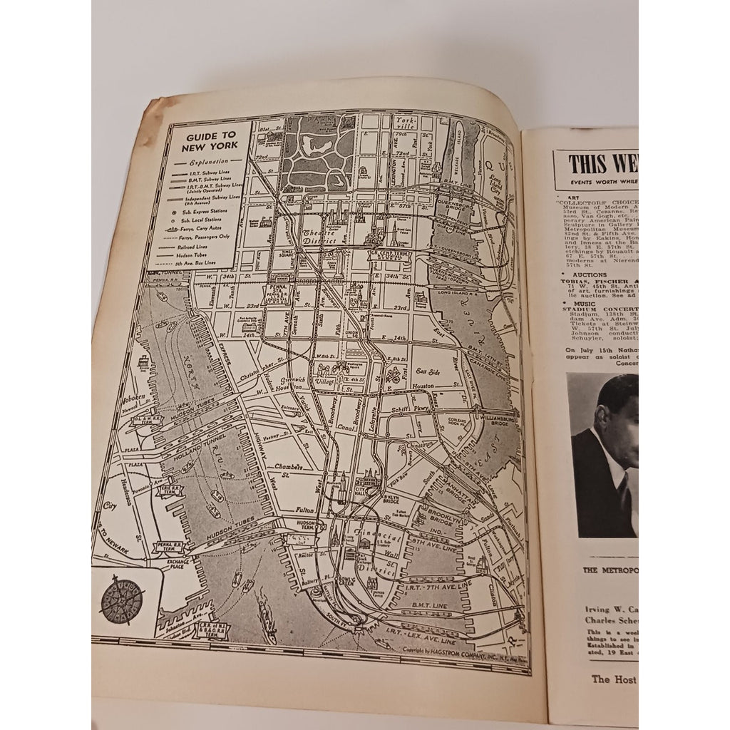 1946 Metropolitan Host NYC Weekly Guide Bill Callahan Broadway Call Me Mister