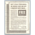 1933 Studebaker Rockne Chicago Auto Ad Majestic Radio Indianapolis 500