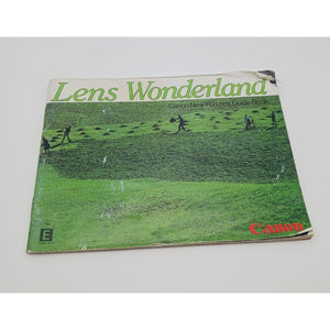 Canon Lens Wonderland New FD Lens Guide Book Manual English Edition Vintage