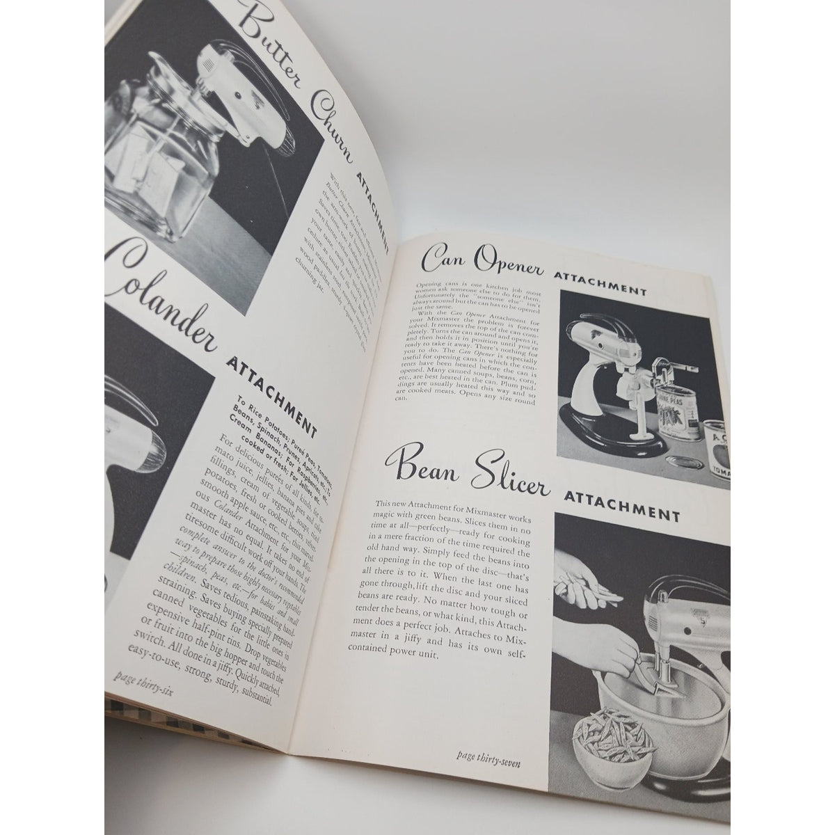 Vintage Sunbeam Automatic Mixmaster Model 9 Recipe Instruction Booklet 1940s