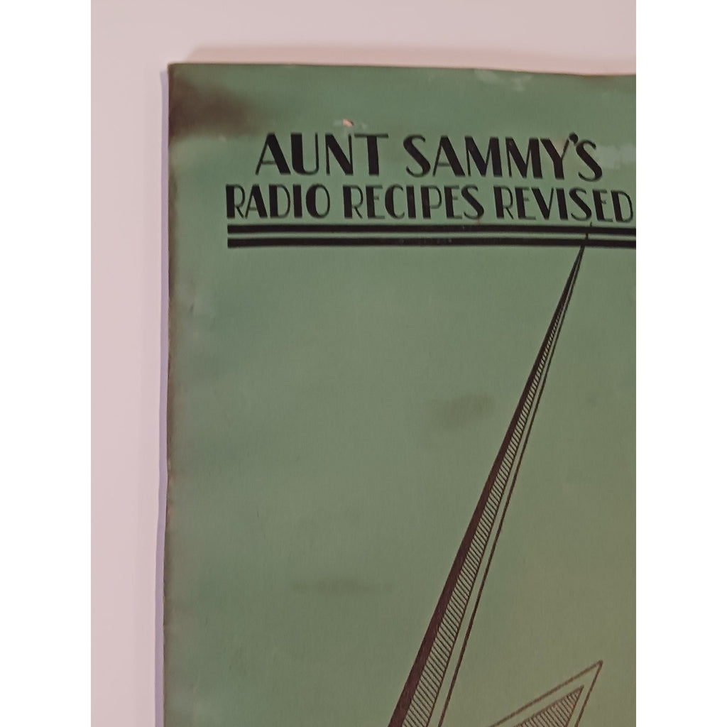Aunt Sammy's Radio Recipes Revised 1931 USDA Cookbook Vintage Ephemera