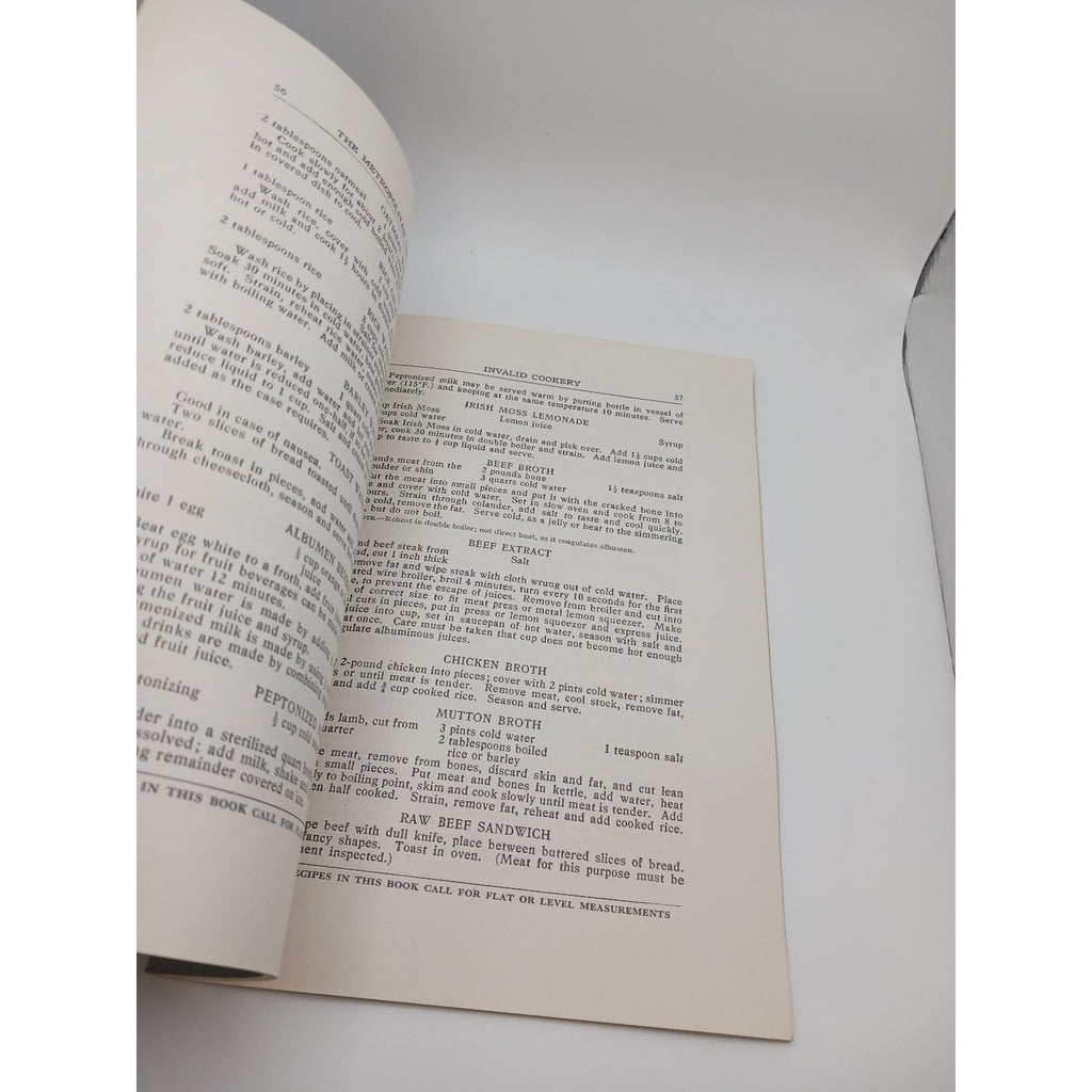 Vintage 1940s 1950s Metropolitan Life Cook Book Recipes Culinary Booklet